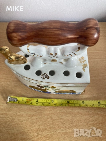 Чиния на две нива и декоративна ютия, снимка 5 - Декорация за дома - 53195437