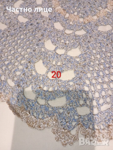 НОВО. Ръчно плетиво, карета плетени на една кука, снимка 4 - Декорация за дома - 53055908