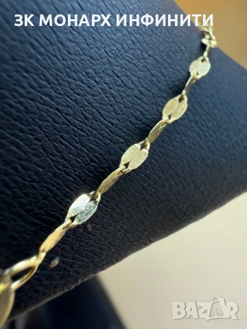 Златен ланец /585/, снимка 3 - Колиета, медальони, синджири - 53165725