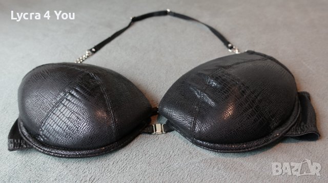 Censored 80B черен сутиен  имитираш кожа с животински принт, снимка 16 - Бельо - 40058354