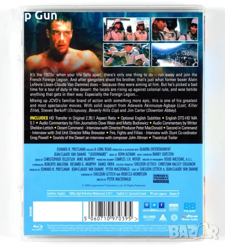 Блу Рей Легионерът (Жан Клод Ван Дам) Blu Ray, снимка 2 - Blu-Ray филми - 53757313