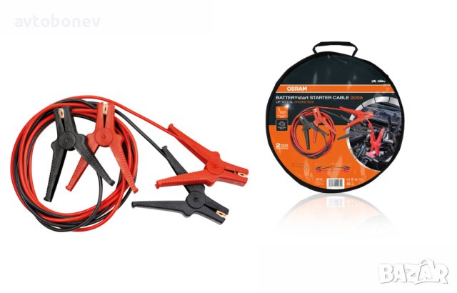 Кабели за подаване на ток OSRAM STARTcable OSC101-200A-8.5mm², снимка 5 - Аксесоари и консумативи - 41764215