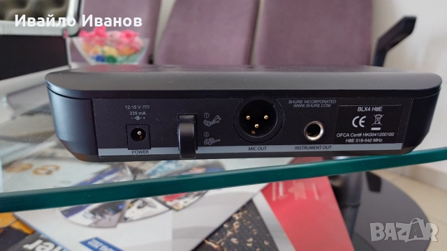 Продавам професионален микрофон Sure, снимка 4 - Микрофони - 52037260