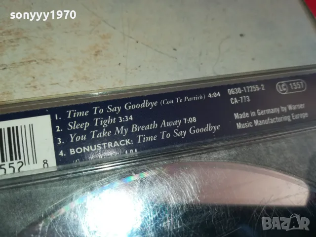 SARA BRIGHTMAN & ANDREA BOCELLI-CD MADE IN GERMANY 0303251905, снимка 11 - CD дискове - 49348868