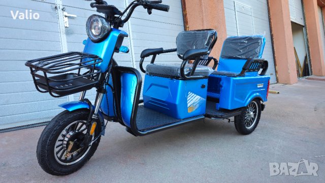 Електрическа триколка двуместна товарна, снимка 13 - Мотоциклети и мототехника - 44444427
