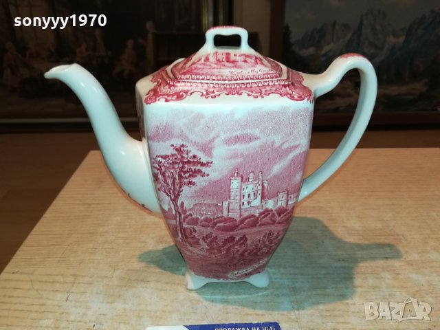 JOHNSON BROS-ENGLAND OLD BRITAIN CASTLES-ЧАИНИК-ВНОС АНГЛИЯ 0311211134, снимка 4 - Антикварни и старинни предмети - 34678797