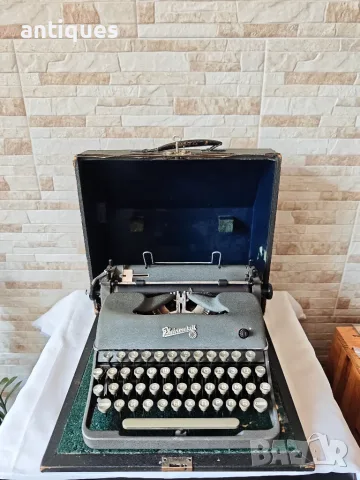 Стара пишеща машина Rheinmetall KsT - Made in Germany - 1950"год. - Антика, снимка 6 - Антикварни и старинни предмети - 55886870