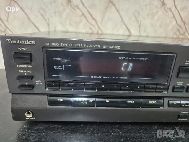 Усилвател ресивър Technics SA-GX130D, снимка 6 - Ресийвъри, усилватели, смесителни пултове - 56046913