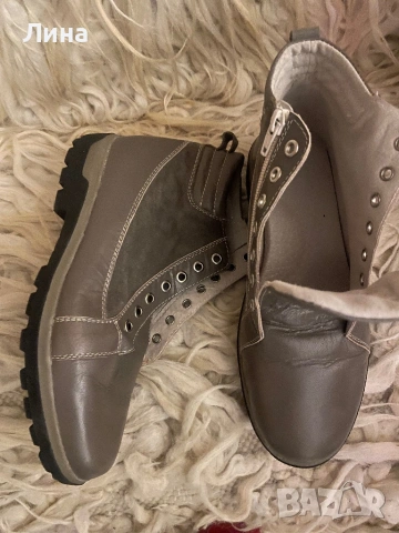 Дамски боти от естествена кожа