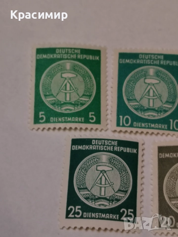 Винтидж ПОЩЕНСКИ марки ГДР. Минт , снимка 9 - Филателия - 52939571