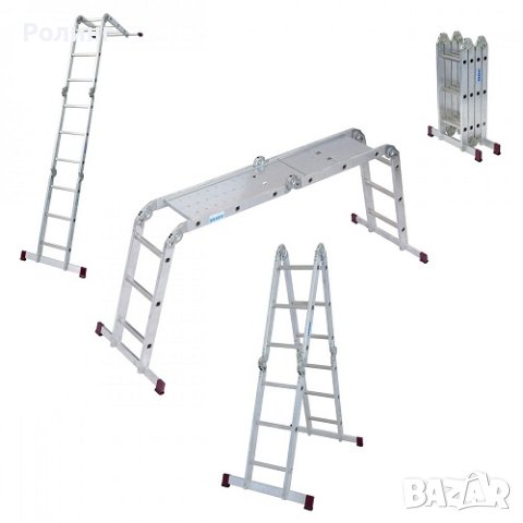 Сгъваема стълба с платформа Krause Corda 4 x 3/05085214, снимка 2 - Други - 40661894