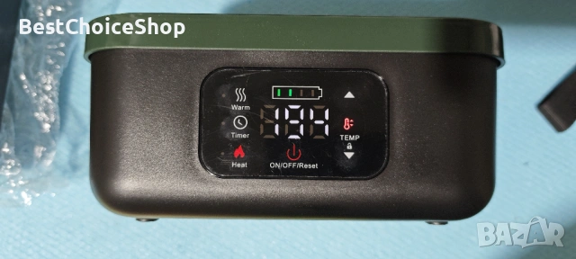 Electric Smart Lunch Box 1L, Rechargeable Self-Heating, 60W Thermo Lunch Box for Hot Food model BX88, снимка 12 - Друга електроника - 53145614