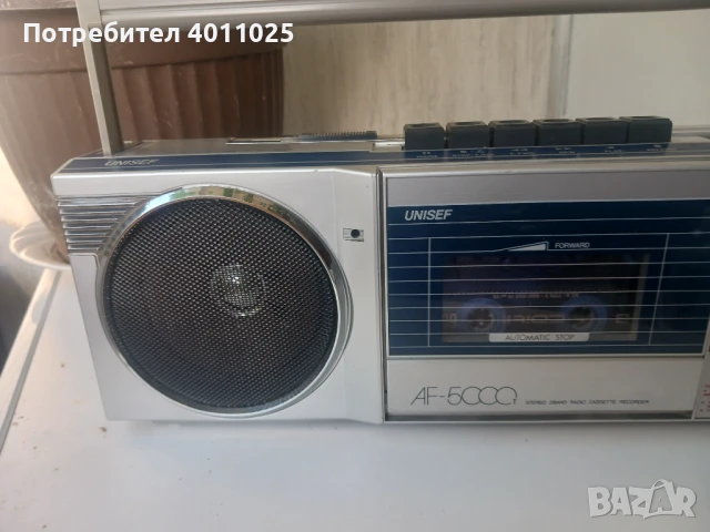  Радиокасетофон Unicef Japon, снимка 2 - Радиокасетофони, транзистори - 51000039
