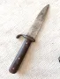 Супер Рядък Оригинален Немски Боен Нож Щик WW II 21см с Канията, снимка 8
