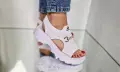 Дамски сандали Adidas бели, снимка 2