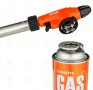 Газова горелка байонет с пиезо запалване, работи на 360° max. 1.45KW PREMIUM-HD, снимка 3