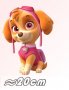  Скай skye от Пес патрул Paw patrol термо щампа апликация картинка за дреха лепенка, снимка 1