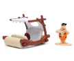 Метални колички: The Flintstones – Flintmobile с фигура на Фред Флинтстоун, метален модел, снимка 2