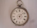 Стар сребърен джобен часовник., снимка 2