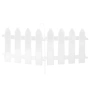 Декоративна ограда за цветя и тревни площи 20x15 cm, комплект 10бр, Бял 351004-BI, снимка 4