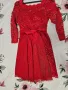 Дамска червена рокля , снимка 1