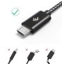 2м Micro USB кабел Elechok® 2A Quick Charge, снимка 2
