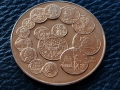 Позлатен 1792 - 1992 медал за 200 годишнината на Америка, снимка 5