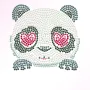 Diamond Dotz Диамантен гоблен Panda Love 1089 диаманта DBX064 , снимка 5