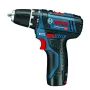 Акумулаторен винтоверт BOSCH GSR 12V-15 Professional 2 x 2,0 Ah батерии зарядно аксесоари чанта, снимка 7