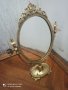 Старинно бароково бронзово огледало 
