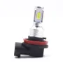 2 БРОЯ LED Диодни крушки H11 H8 100W 12V +100% повече светлина, снимка 4