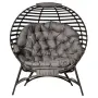 Градински стол Outsunny Papasan, 2 - местен с възглавница, снимка 7