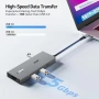 USB-C Докинг станция 9-в-1 за лаптоп – 2x HDMI 4K, USB 3.0, SD, 100W, снимка 5