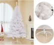Коледна Снежно бяла елха с шишарки , снимка 2