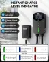 Нова EVDANCE зарядна станция Type 2 7.4kW 32A WiFi Bluetooth 6.5м кабел EV зарядно кола, снимка 3