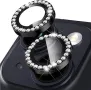 Camera Lens Stone за iPhone 13 / 13 Mini / Тъмносив / Баркод : 2403735, снимка 1