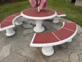 Градинска маса масивна, снимка 3