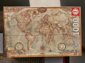Пъзел карта на света - 1000 части, снимка 1 - Пъзели - 41897614