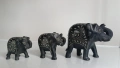 Индийски слончета от естествен камък , гранит. , снимка 1