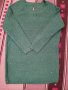 Дамска зелена блуза, М, снимка 1 - Блузи с дълъг ръкав и пуловери - 44351086
