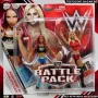 Комплект екшън фигури WWE Battle Pack Sasha Banks Charlotte Flair Саша Банкс и Шарлот Флеър mattel, снимка 1