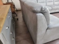 ПРОМОЦИЯ!!! Светло сив ъглов диван от плат PP-HS10002, снимка 8