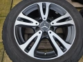 Лети джанти 16ки 5х112 Mercedes + зимни гуми 205/55/16 Bridgestone, снимка 5