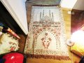 Старинно турско молитвено килимче джамията Селимийе в Едирне - красота в златни нишки - направете, снимка 1 - Антикварни и старинни предмети - 34592436