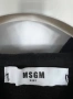 MSGM черен скъсен суичър с качулка, снимка 2