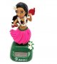 Момиче Хавайка Хавайско Тропическо парти Соларна танцуваща играчка фигурка украса торта сувенир, снимка 1