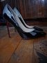 Високи токчета 12 см червена подметка тип Louboutin, снимка 2
