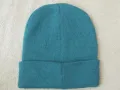 Плетена зелена шапка с емблема, нова, снимка 3