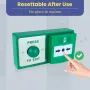 SecureMyDoor - Бутон за изход и двоен модул за повикване с възможност за нулиране, снимка 3