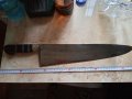 Огромен старинен кован немски нож , снимка 1